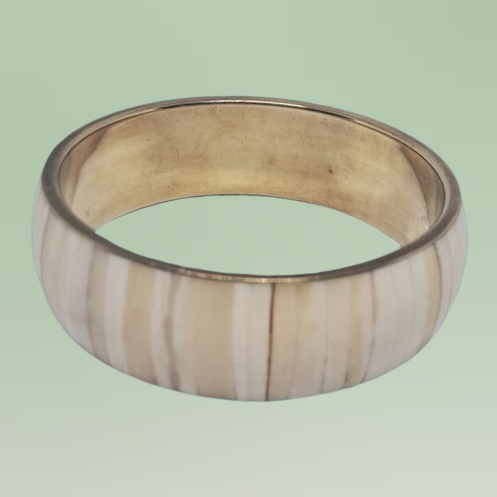 Cream Color Slip-on Brass? Bracelet